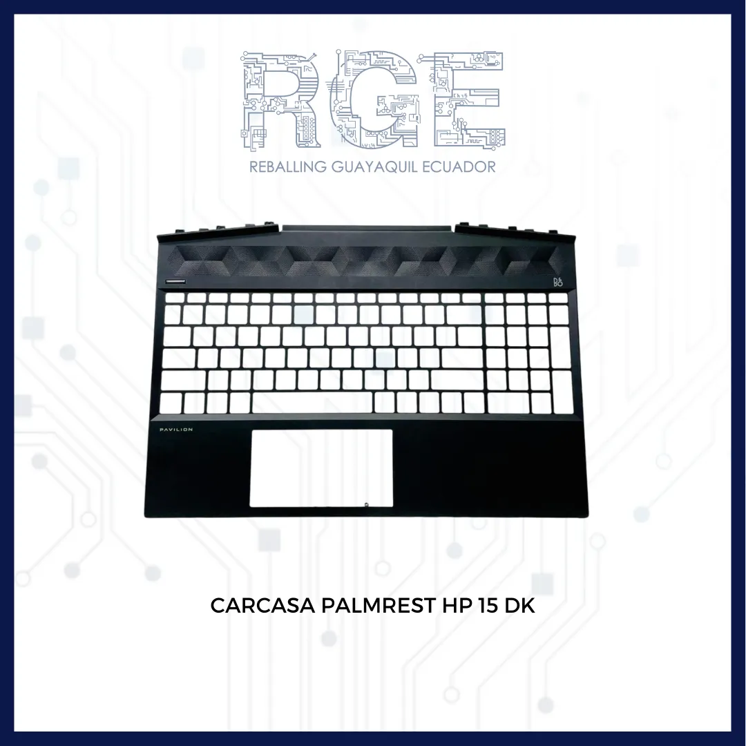 CARCASA PALMREST HP 15-DK 15T-DK SIN TOUCH MAUSE