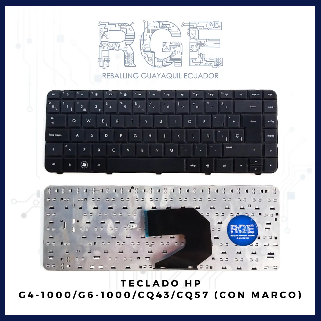 TECLADO HP G4-1000/G6-1000/CQ43/CQ57/CQ58/435/455/240 G1