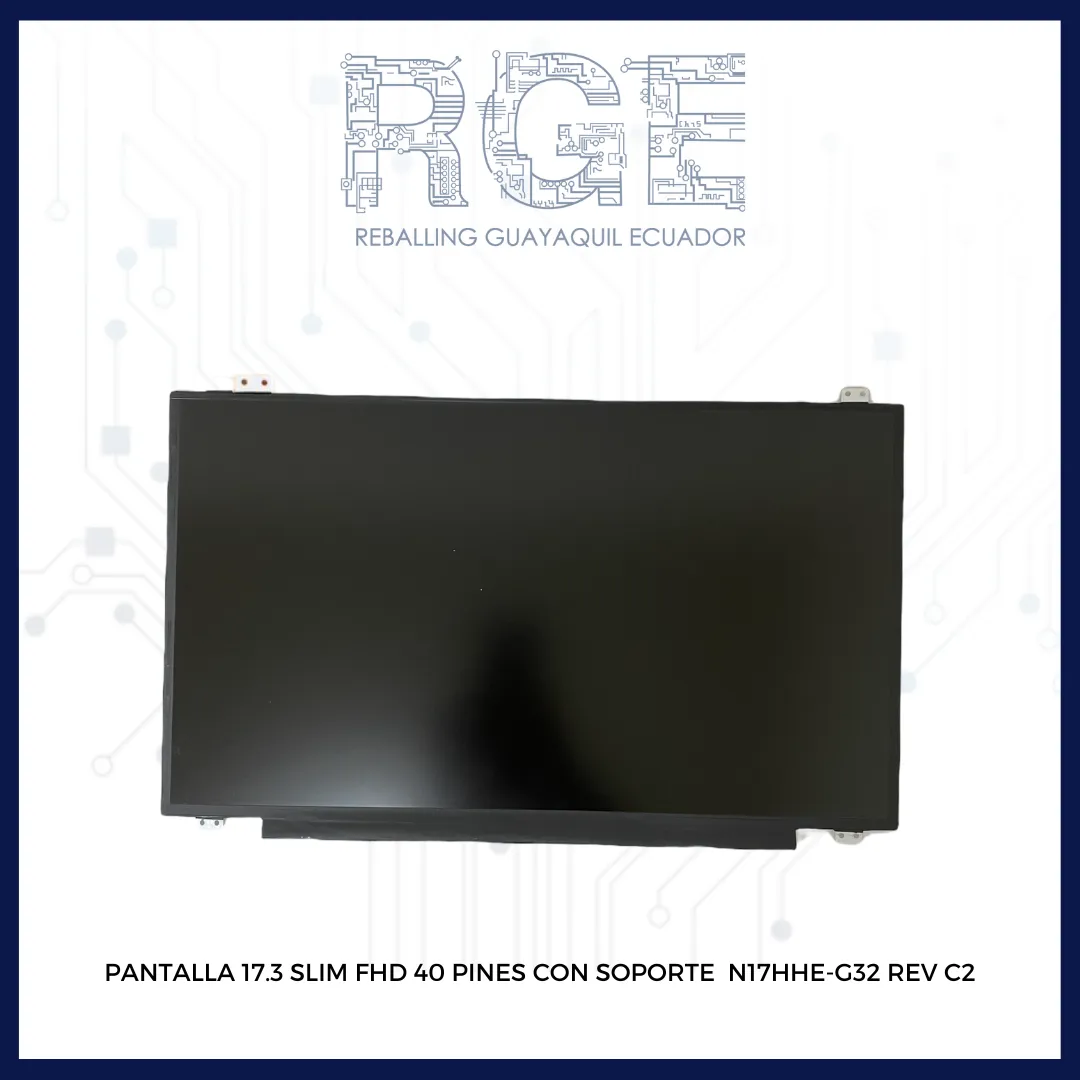 PANTALLA 17.3 FHD 40 PIN CON SOPORTE 12OHZ N173HHE-G32 REV.C2