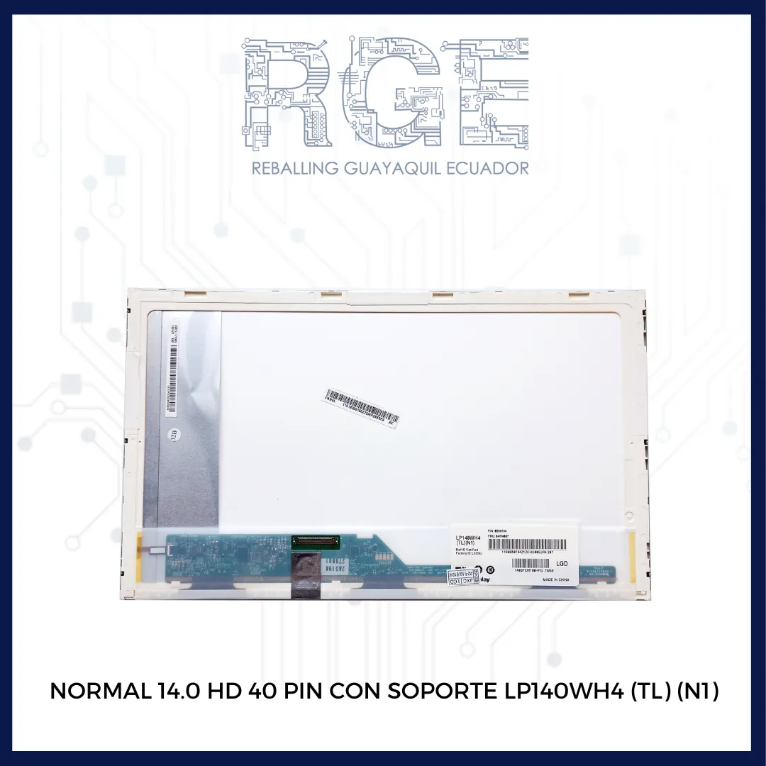 PANTALLA 14.0 NORMAL LED 40 PIN / LP140WH4-TLN1