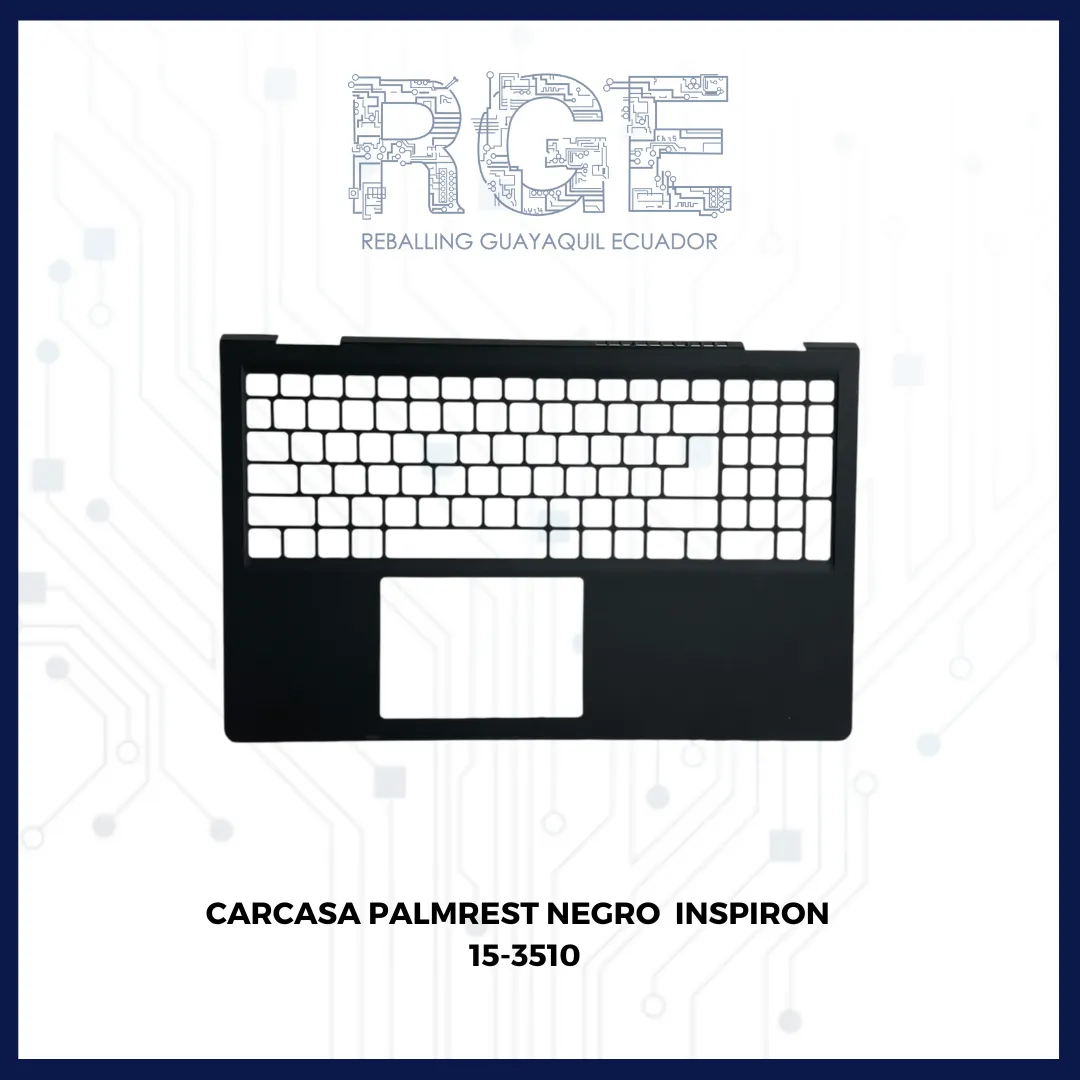 CARCASA PALMREST NEGRO SIN TOUCH DELL INSPIRON 15-3510 3511 3515 3520 3521 3525 3500