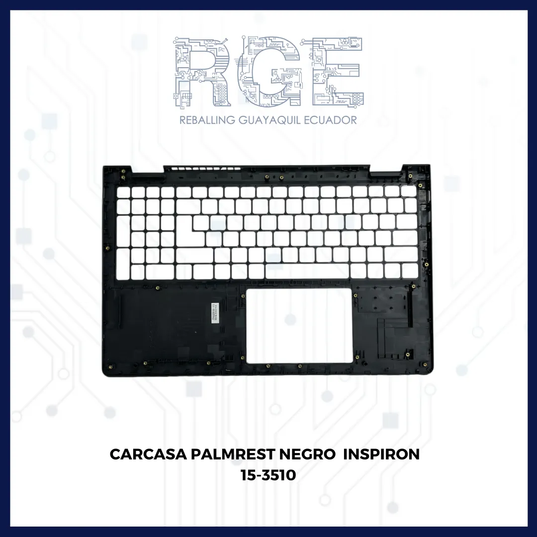 CARCASA PALMREST NEGRO SIN TOUCH DELL INSPIRON 15-3510 3511 3515 3520 3521 3525 3500