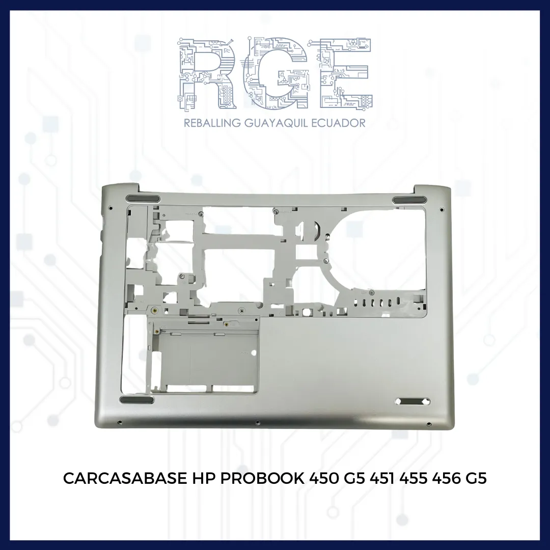 CARCASA BASE HP PROBOOK 450 G5 451 455 456 G5 / BASE COLOR PLATA