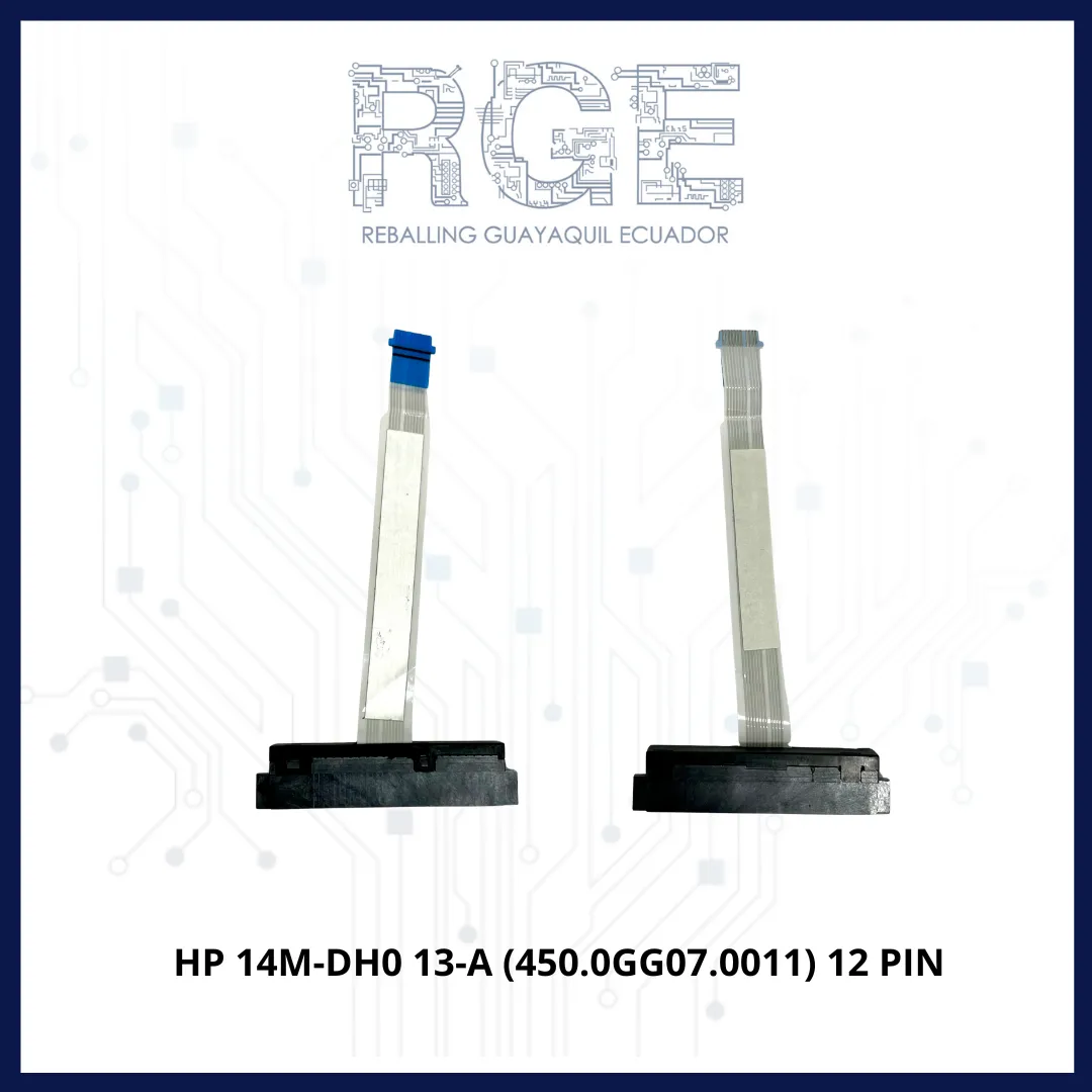 ADAPTADOR DE DISCO DURO HP 14M-DH0 14-DH 13-A (450.0GG07.0011) 12 PIN
