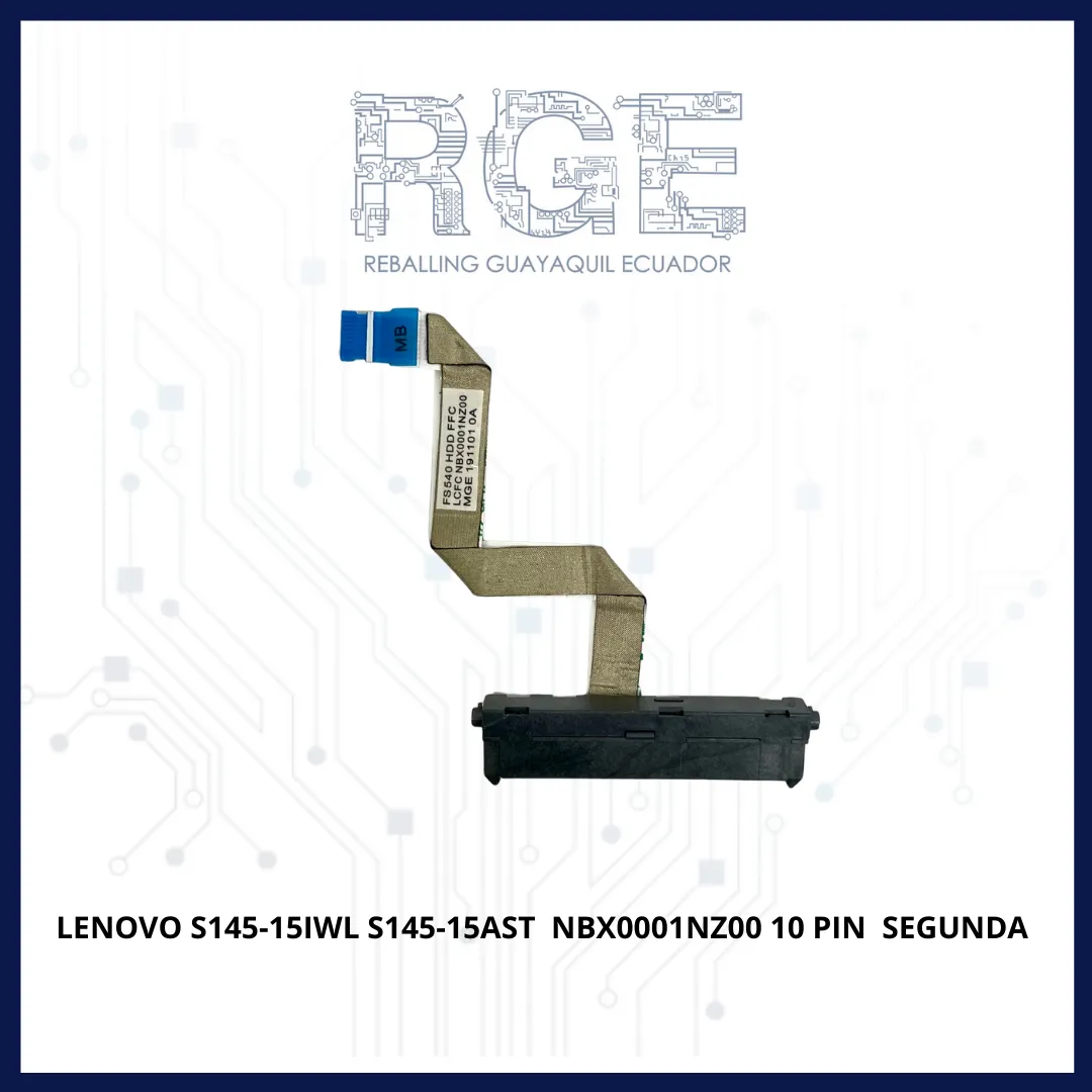 ADAPTADOR DE DISCO DURO LENOVO S145-15IWL S145-15AST S145-15IIL S145-14 S145-14IWL 340C-15 FS540 NBX