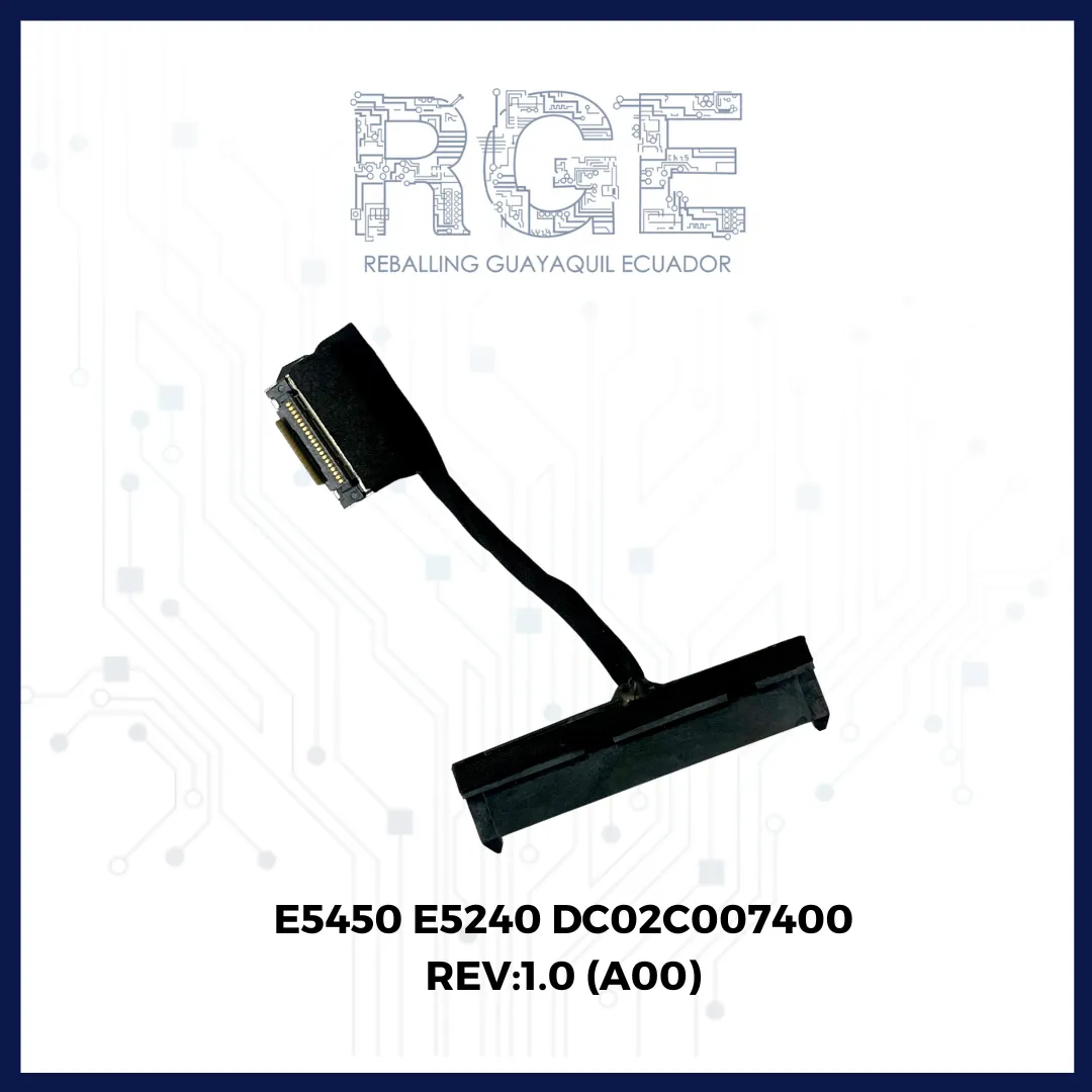 ADAPTADOR DE DISCO DURO DELL E5450 E5240 DC02C007400 REV:1.0 (A00)