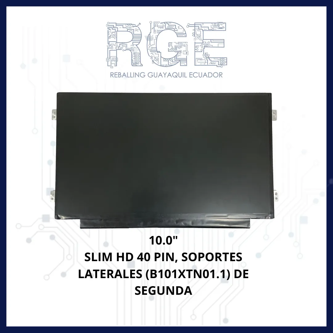 PANTALLA 10.0 SLIM HD 40 PIN SOPORTES LATERALES (B101XTN01.1) SEGUNDA MANO