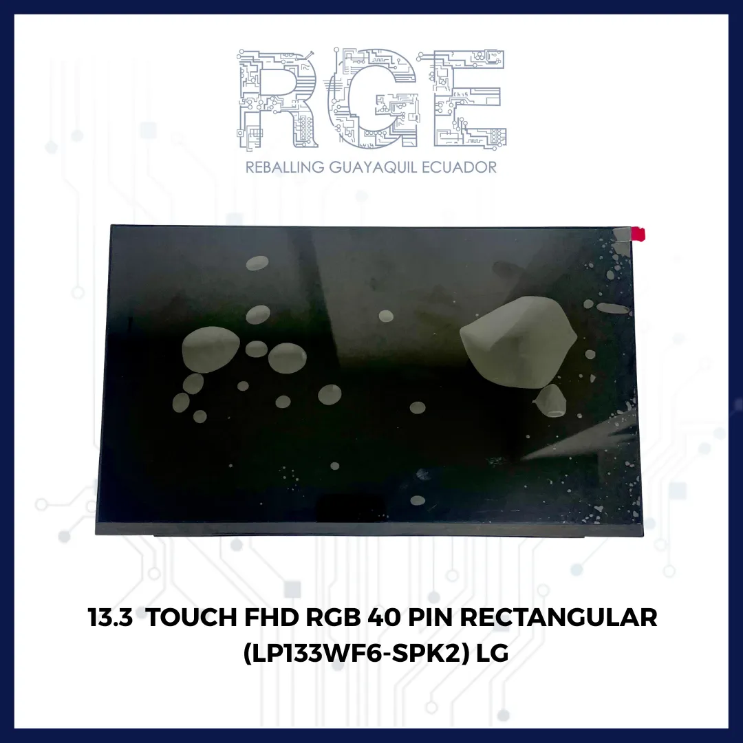 PANTALLA 13.3 TOUCH FHD RGB 40 PIN RECTANGULAR (LP133WF6-SPK2)