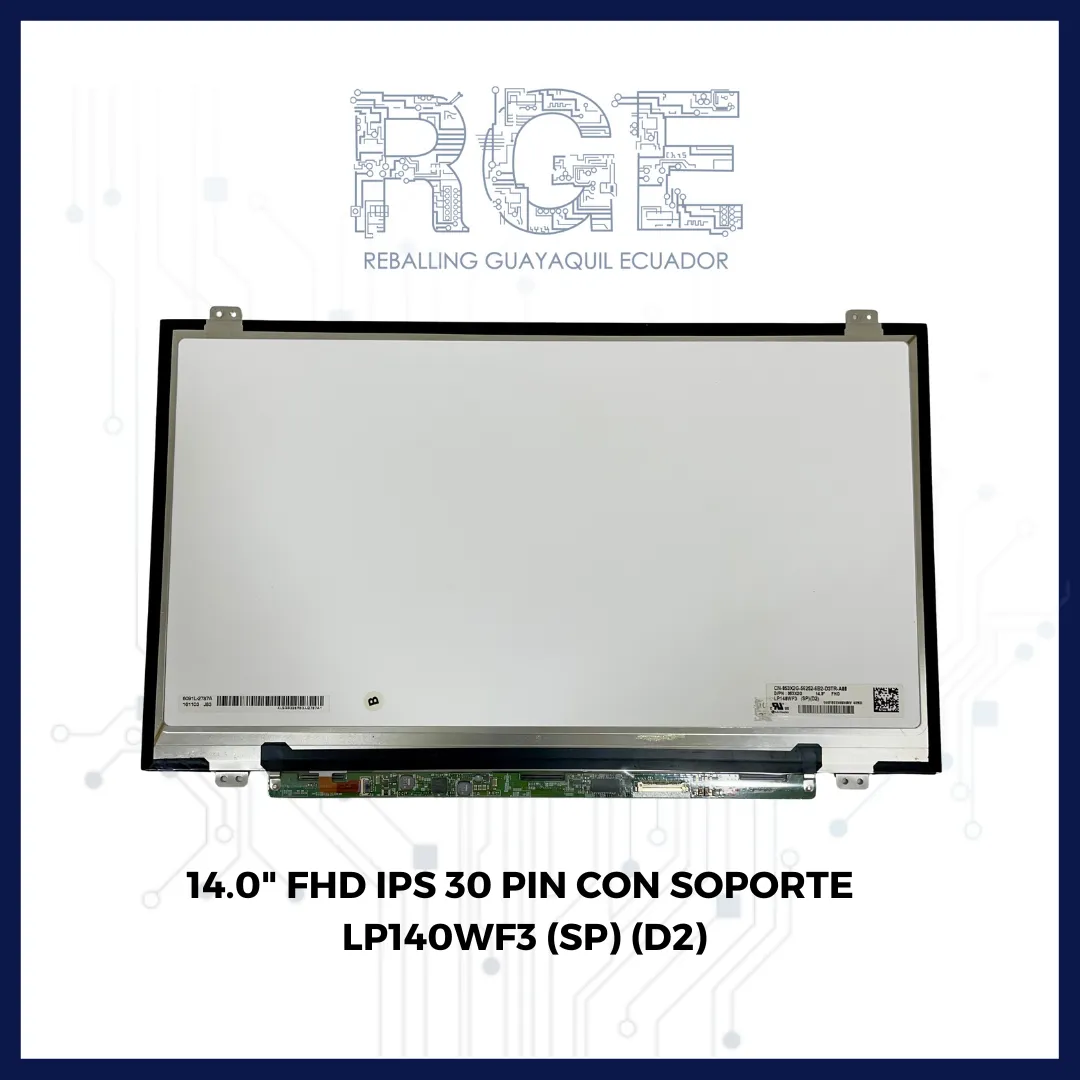 PANTALLA 14.0 FHD IPS 30 PIN CON SOPORTE LP140WF3-SPD2 /N140HCA-EAB / B140HAN02.6