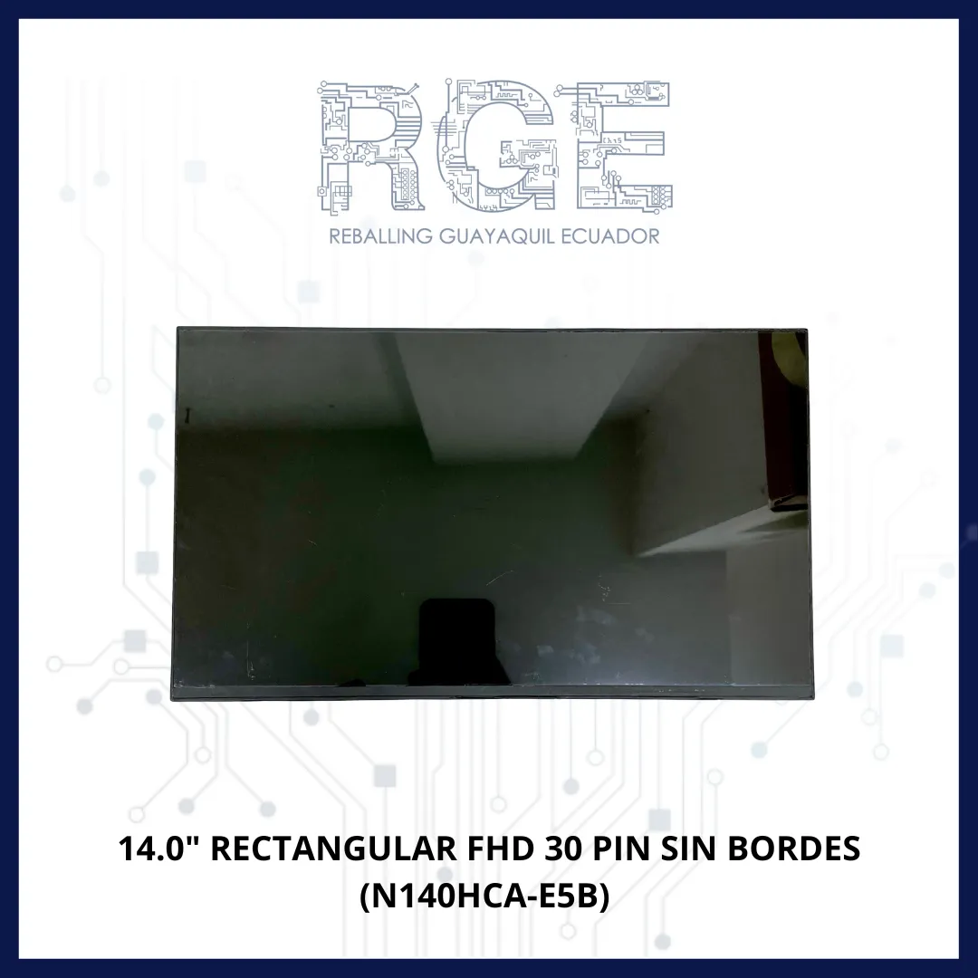 PANTALLA 14.0 RECTANGULAR FHD 30 PIN SIN BORDES N140HCA-E5B / N140HCA-G51 / B140HAN04.D /NV140FHM-N4