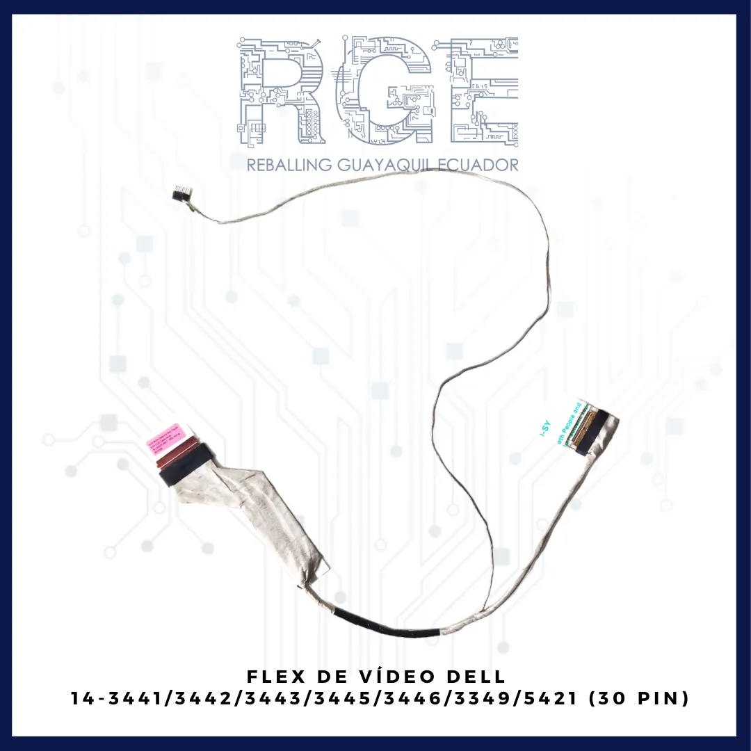 FLEX DE VÍDEO PARA LAPTOP DELL 14-3441, 3442, 3443, 3445, 3446, 5421