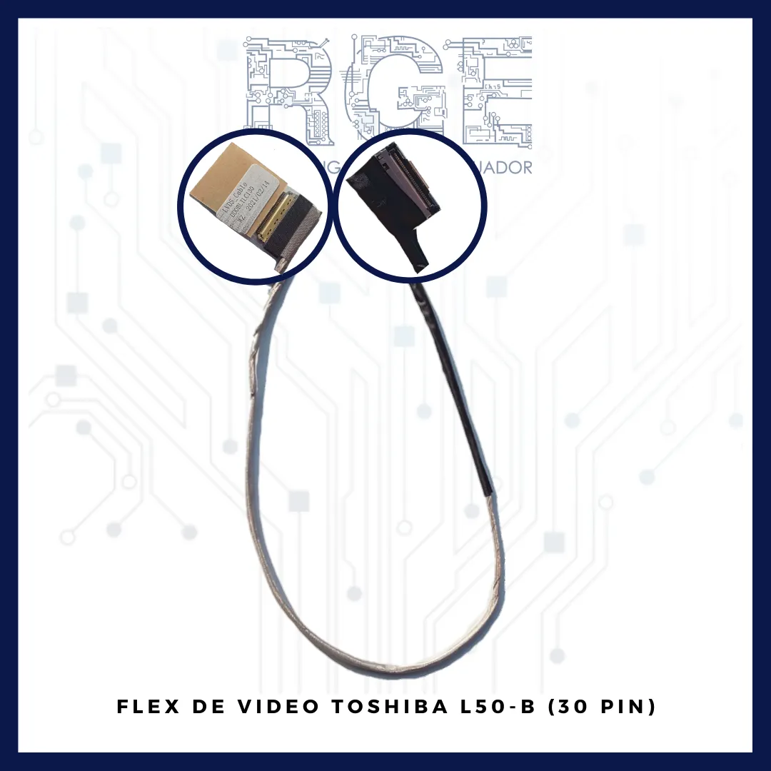 Flex de vídeo TOSHIBA L50-B. S50, S50-B (30 PIN)