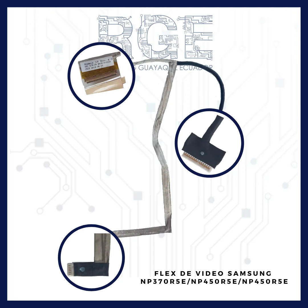 FLEX DE VÍDEO PARA LAPTOP SAMSUNG NP370R5E/NP450R5E