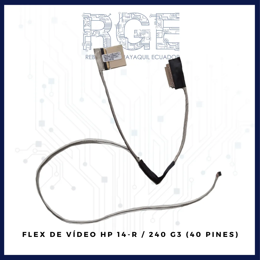FLEX DE VÍDEO HP 14-R, 240 G3 (40 PIN)