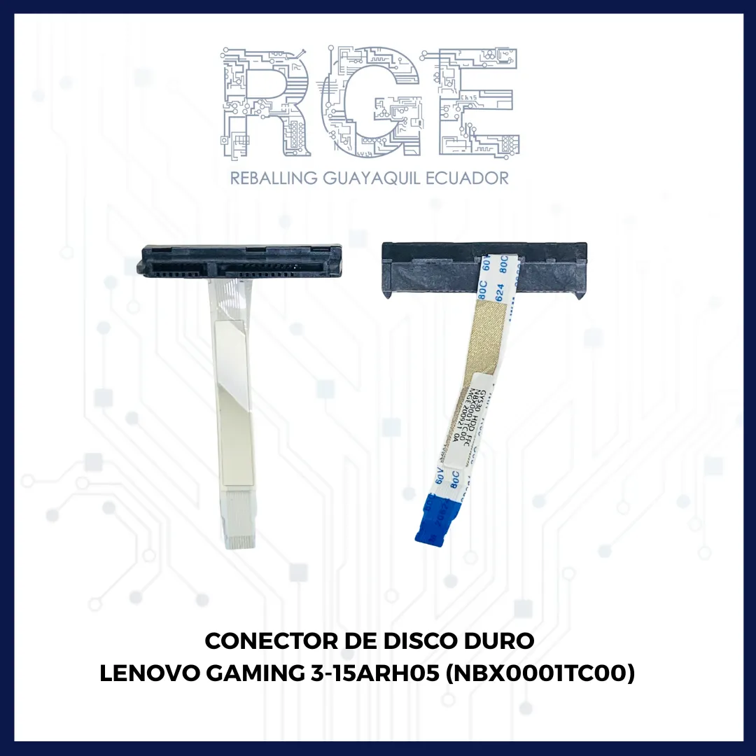 ADAPTADOR DE DISCO DURO LENOVO GAMING 3-15ARH05 3-15IMH (NBX0001TC00) (10 LINEAS) 				